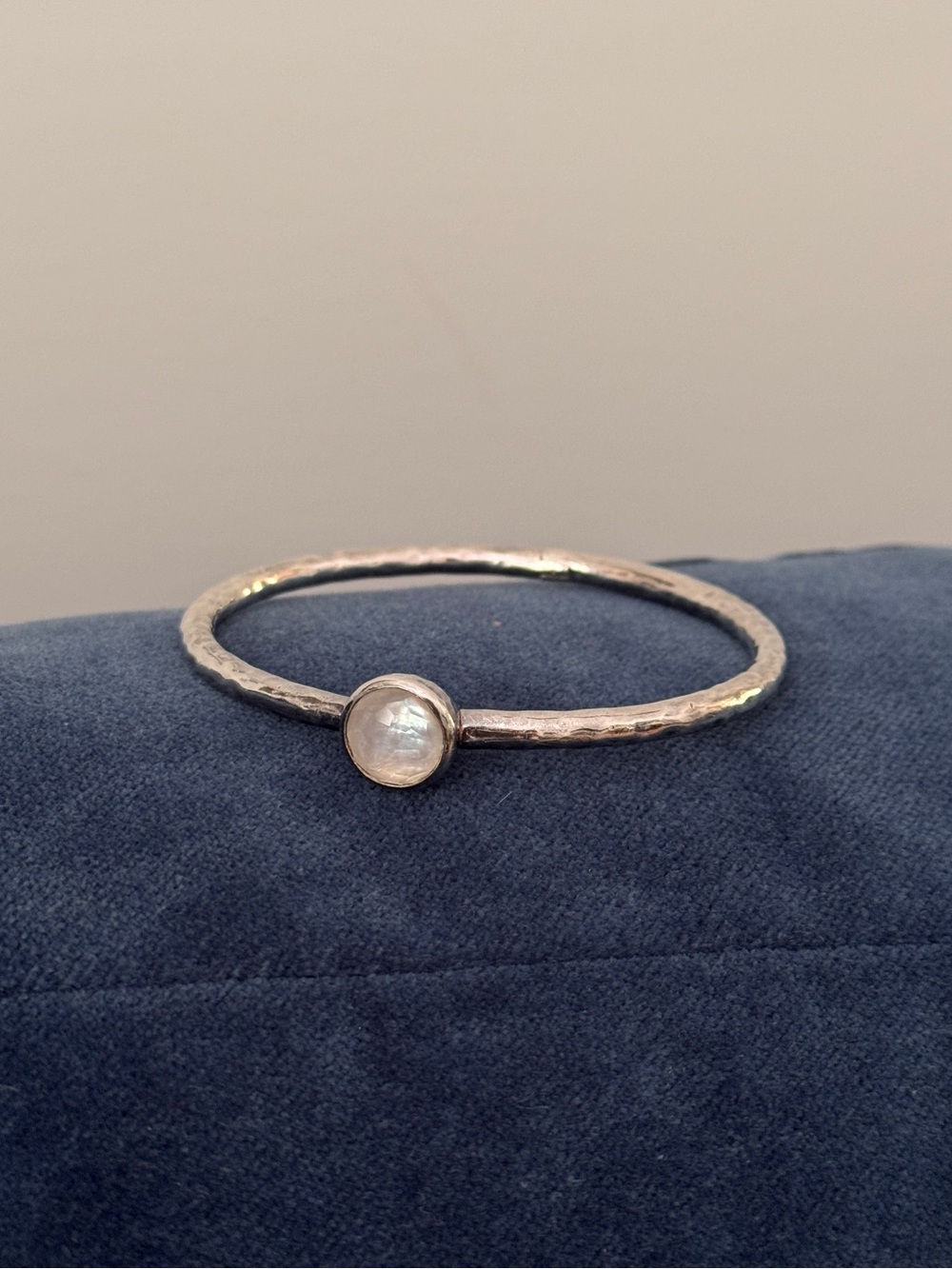 IPPOLITA WONDERLAND 925 SILVER QUARTZ HINGED BRACELET BANGLE